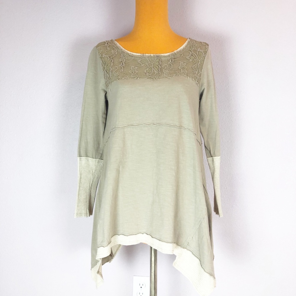 Sundance Tan Cream Thermal Long Sleeve Tunic - Picture 1 of 7